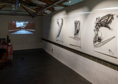 Pushing Borders - Ausstellungsdokumentation-Poolhaus Hamburg-Foto: Otto Saxinger