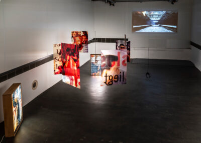Pushing Borders - Ausstellungsdokumentation-Poolhaus Hamburg-Foto: Otto Saxinger