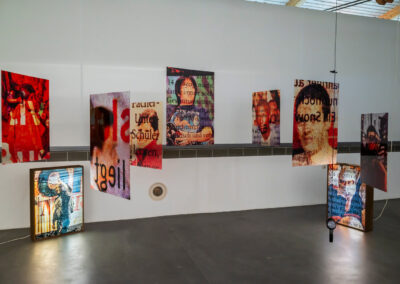 Pushing Borders - Ausstellungsdokumentation-Poolhaus Hamburg-Foto: Otto Saxinger