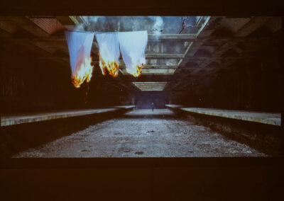 Pushing Borders - Ausstellungsdokumentation-Poolhaus Hamburg-Foto: Otto Saxinger